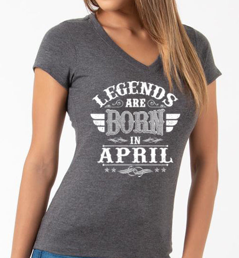 Playera Legends Abril Cuello en V