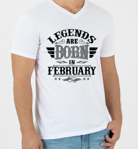 Playera Legends Febrero Cuello en V