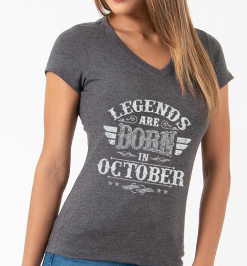 Playera Legends Octubre Cuello en V