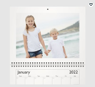 Calendario de Pared con Espiral
