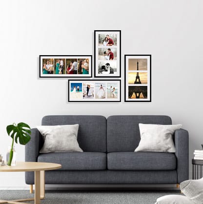 Marco de 4 Fotos 8.5 x 20 Pulgadas