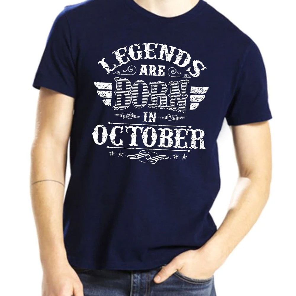 Playera Legends Octubre Cuello Redondo