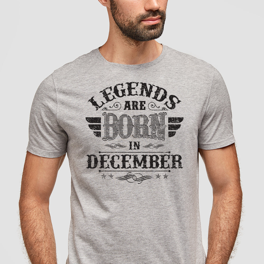 Playera Legends Diciembre Cuello Redondo