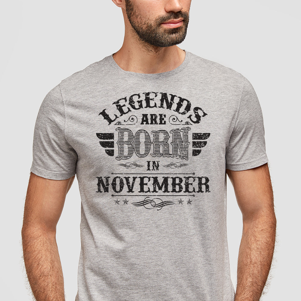 Playera Legends Noviembre Cuello Redondo