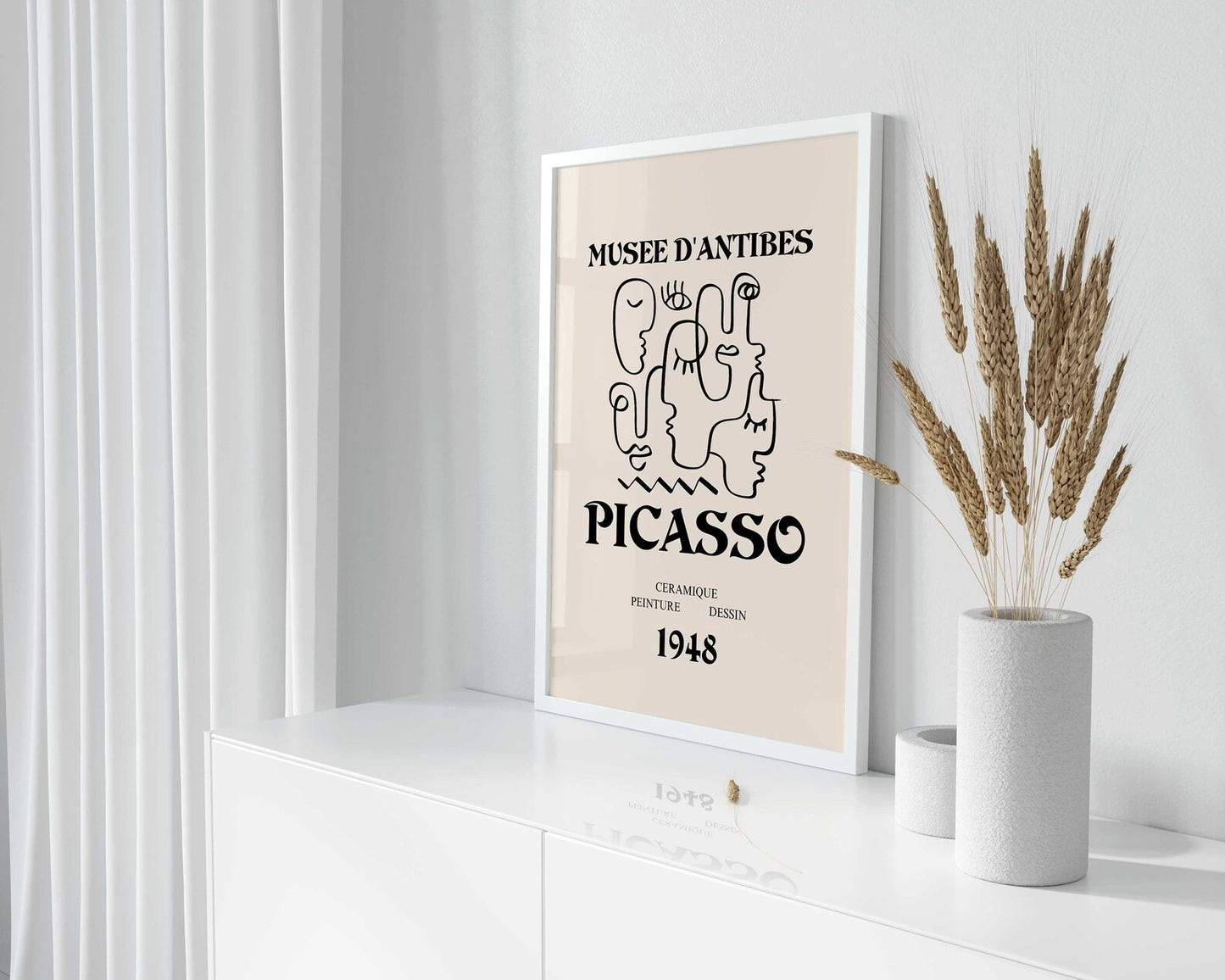 Pablo Picasso, póster de Henri Matisse, conjunto de carteles de Bauhaus Ausstellung